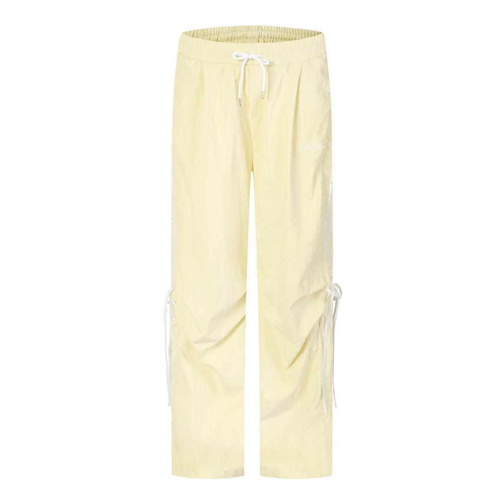 Men's Pleated Casual Straight Trousers