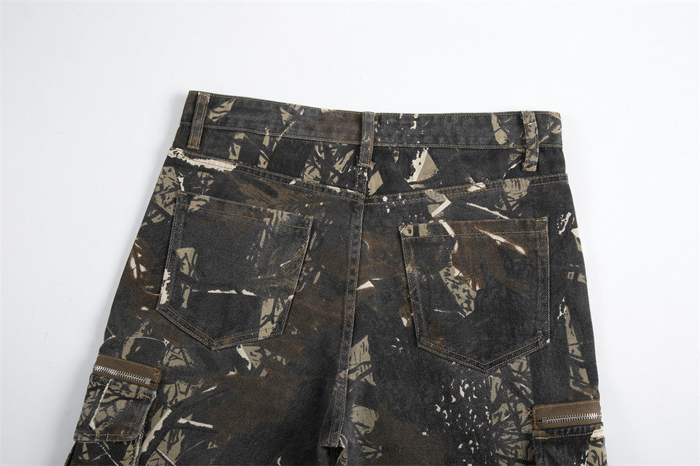 Men's Jungle Camouflage Workwear Trousers