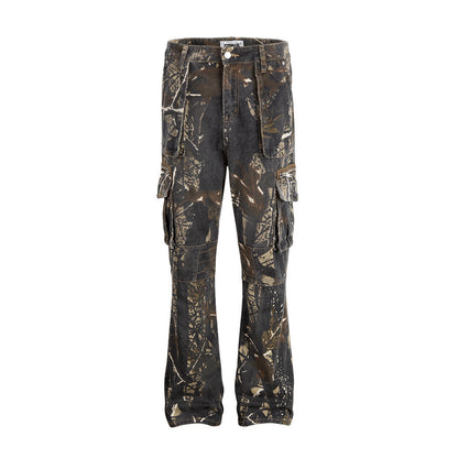 Men's Jungle Camouflage Workwear Trousers