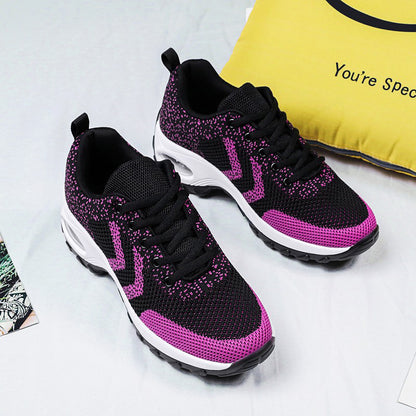 Women Air Cushion Heightening Breathable Outdoor Sports Shoes