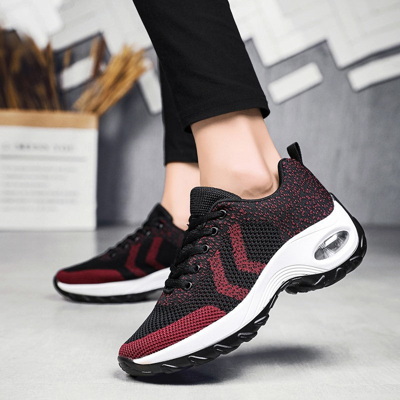 Women Air Cushion Heightening Breathable Outdoor Sports Shoes