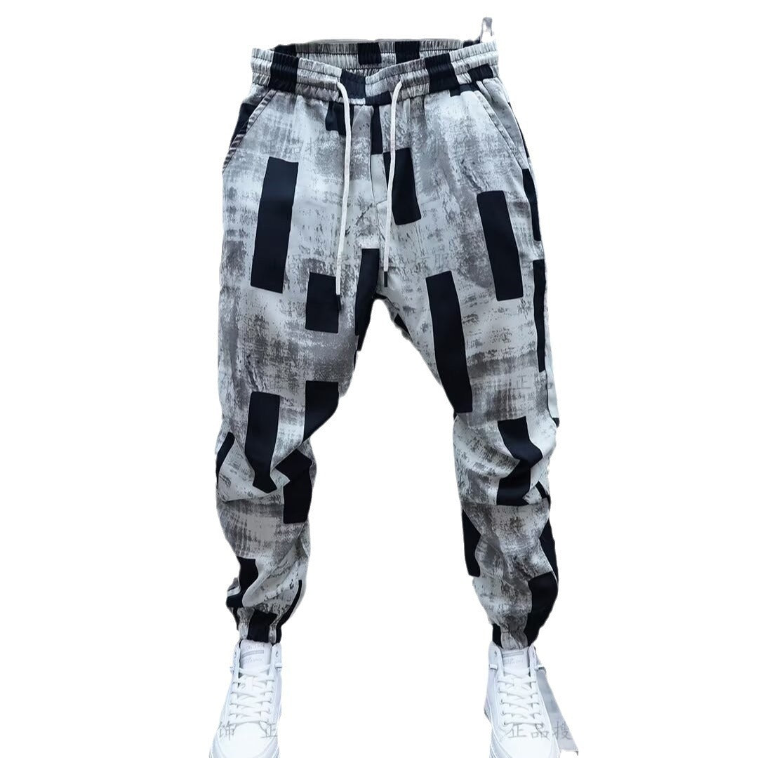 Men's Printing Loose Casual Trousers