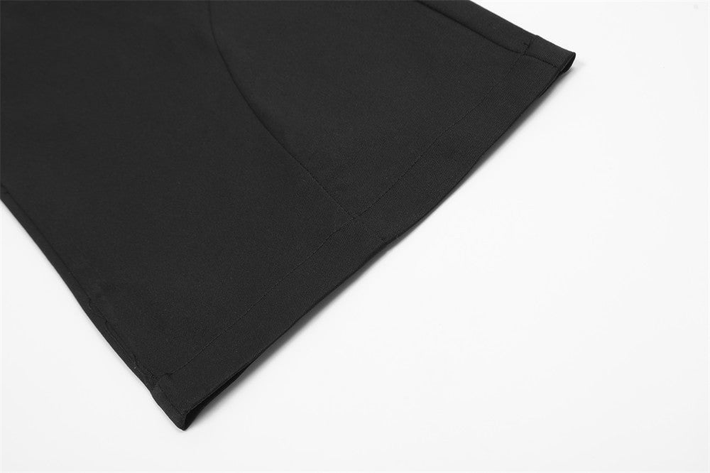 Men's Fashionable Solid Color Casual Trousers