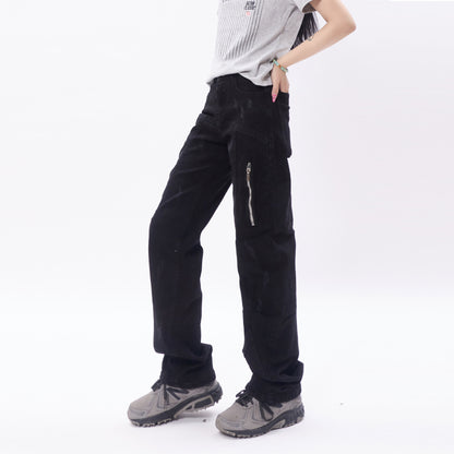 Men's Heavy Industry Wash Denim Trousers