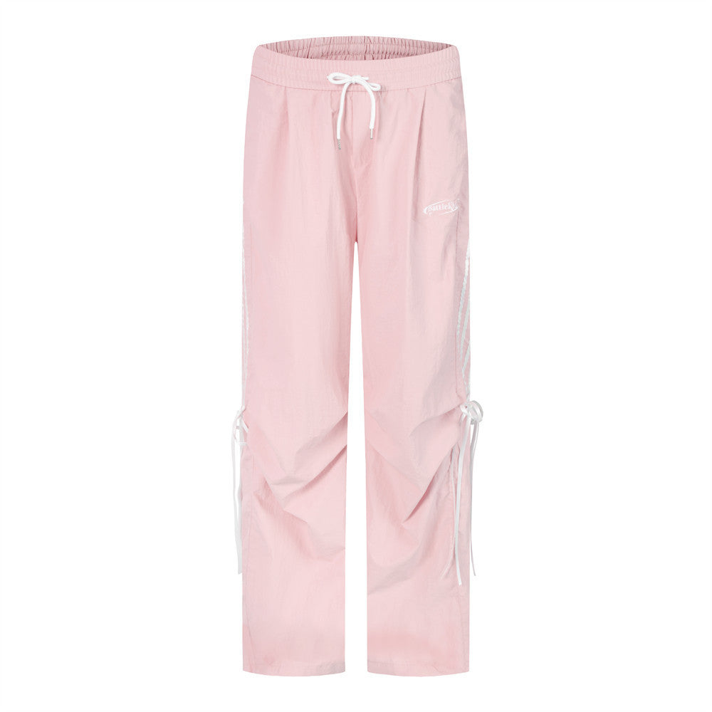Men's Pleated Casual Straight Trousers