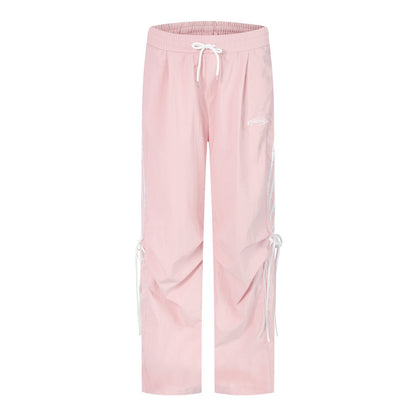 Men's Pleated Casual Straight Trousers