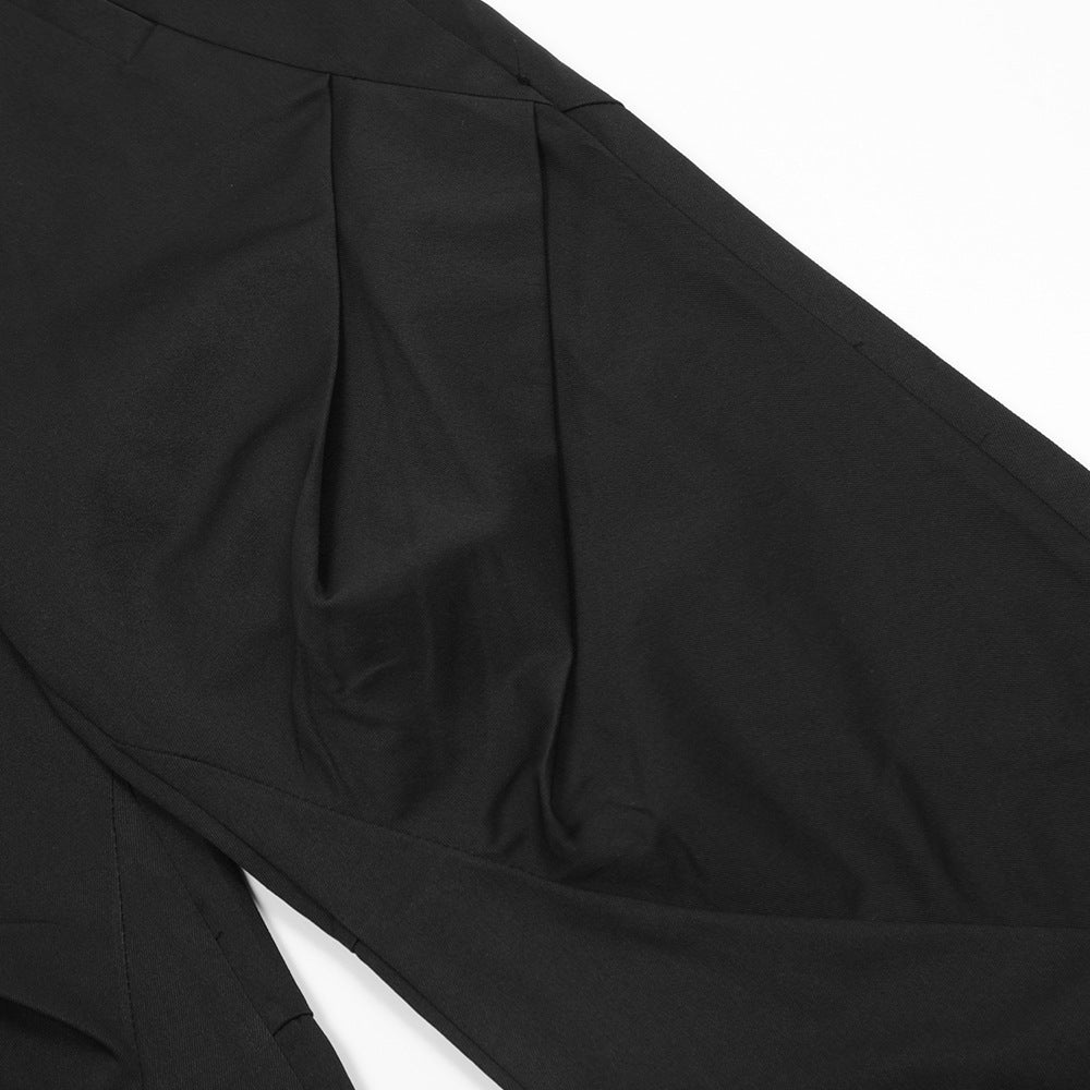 Men's Fashionable Solid Color Casual Trousers