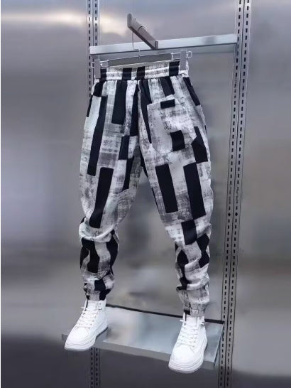 Men's Printing Loose Casual Trousers