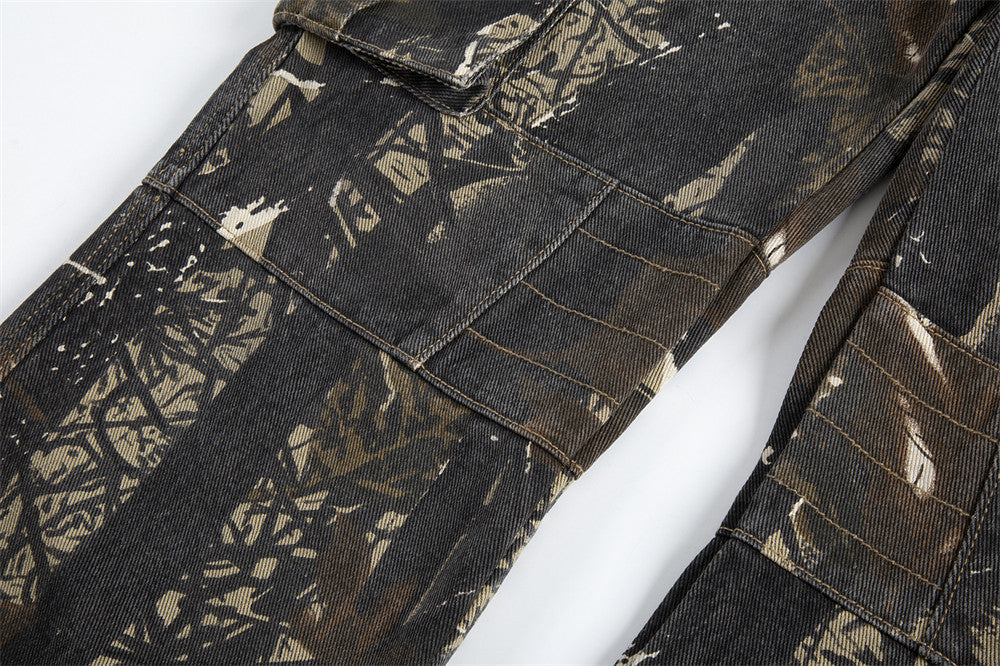 Men's Jungle Camouflage Workwear Trousers