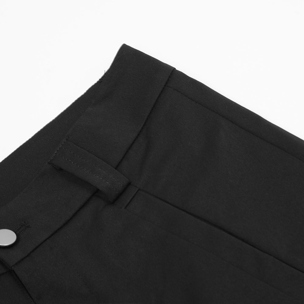 Men's Fashionable Solid Color Casual Trousers