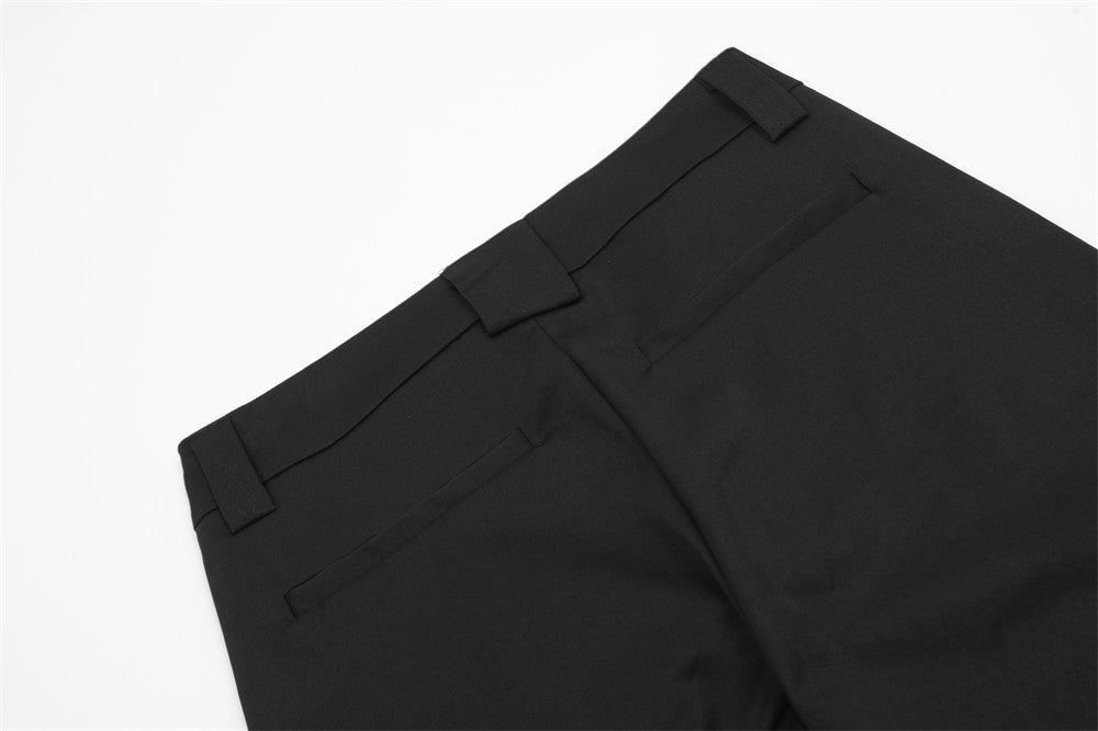 Men's Fashionable Solid Color Casual Trousers