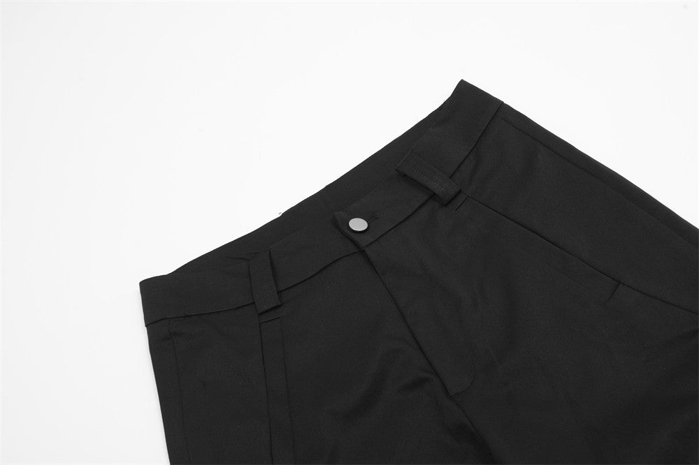 Men's Fashionable Solid Color Casual Trousers