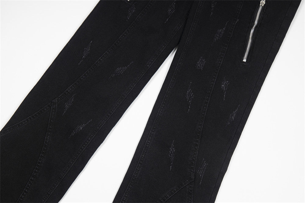 Men's Heavy Industry Wash Denim Trousers