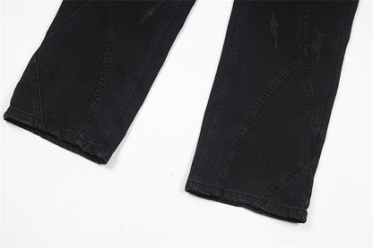 Men's Heavy Industry Wash Denim Trousers