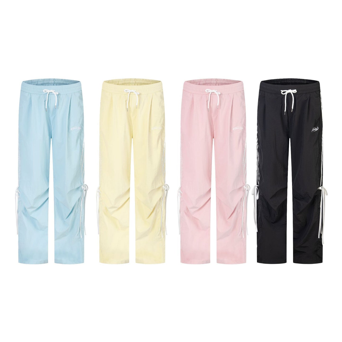 Men's Pleated Casual Straight Trousers