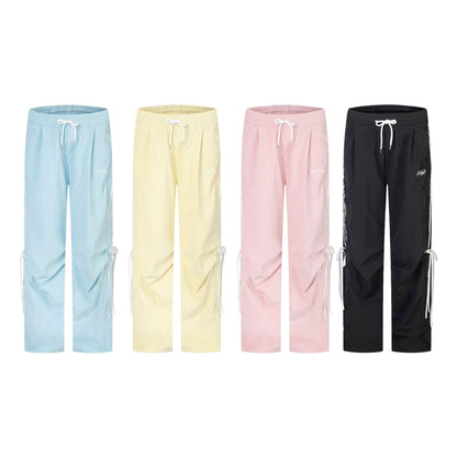 Men's Pleated Casual Straight Trousers