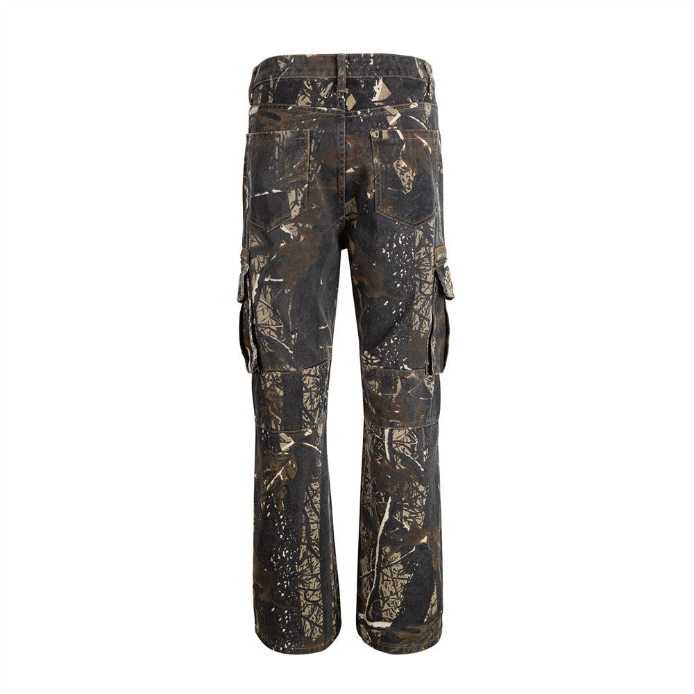 Men's Jungle Camouflage Workwear Trousers