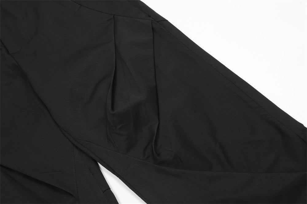 Men's Fashionable Solid Color Casual Trousers