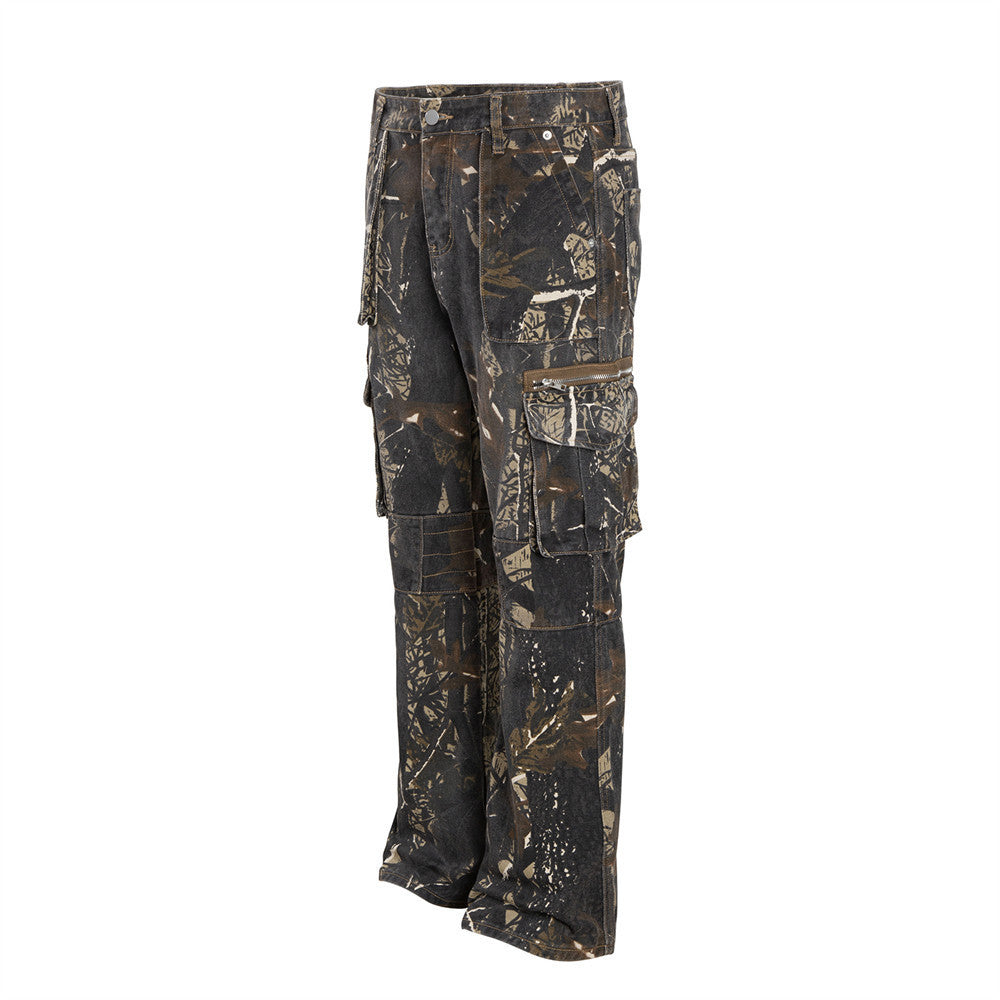 Men's Jungle Camouflage Workwear Trousers