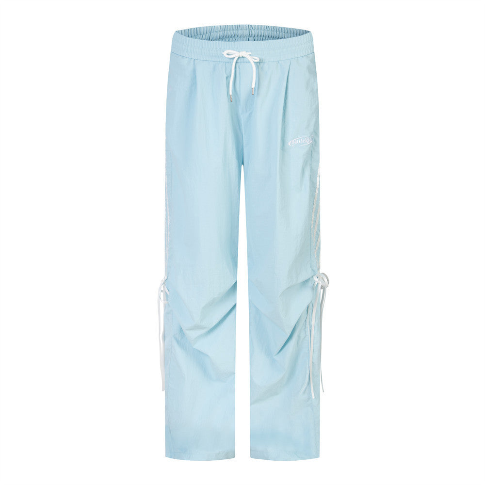 Men's Pleated Casual Straight Trousers