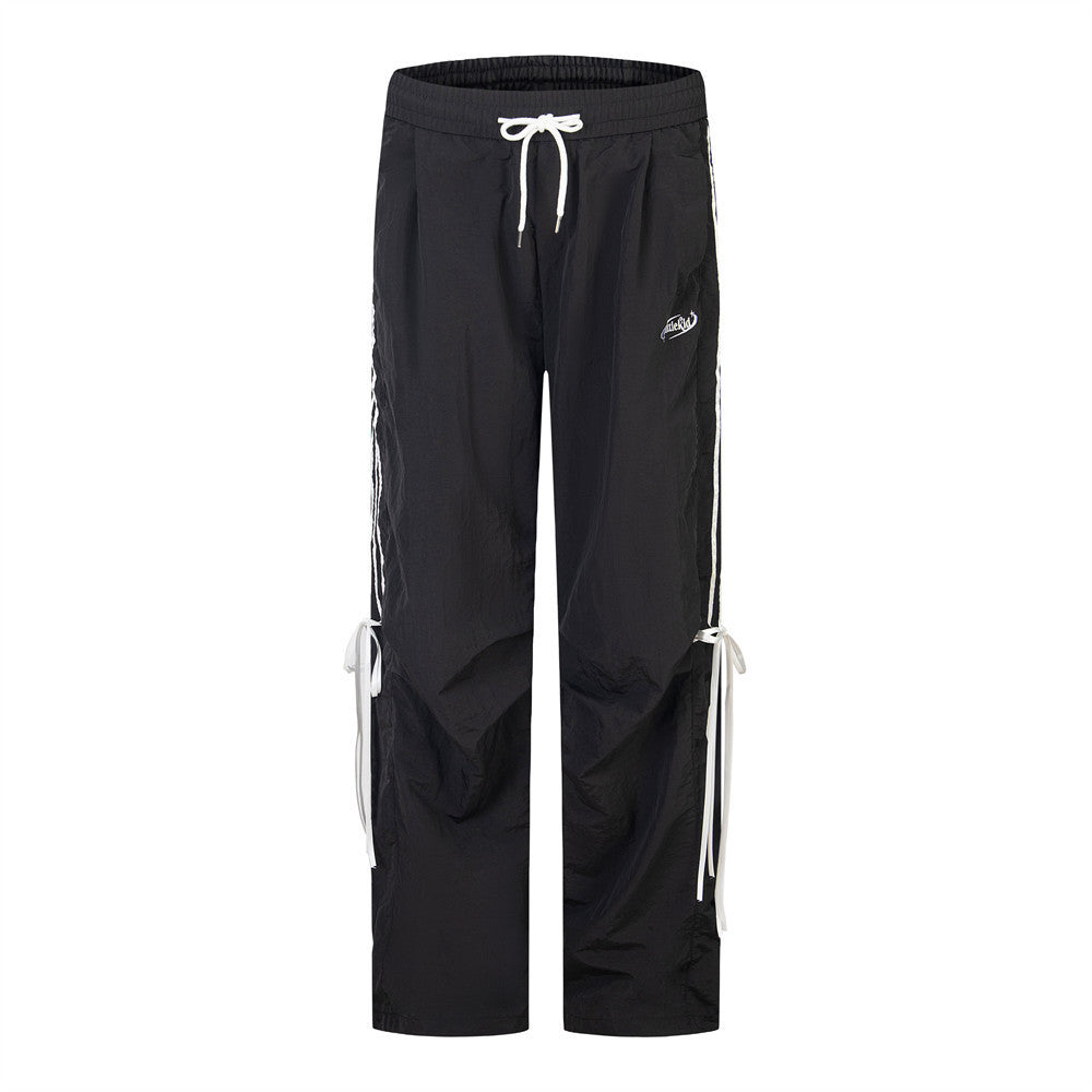 Men's Pleated Casual Straight Trousers